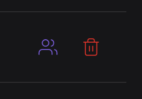 Workspace member table actions