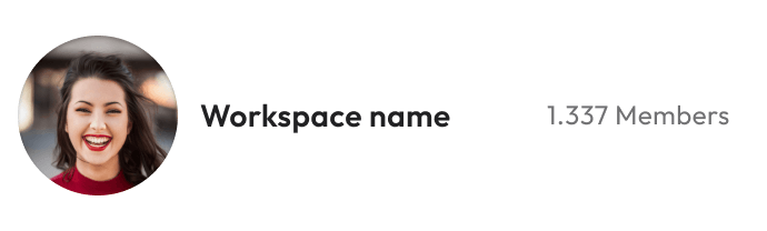 Workspace Card close-up