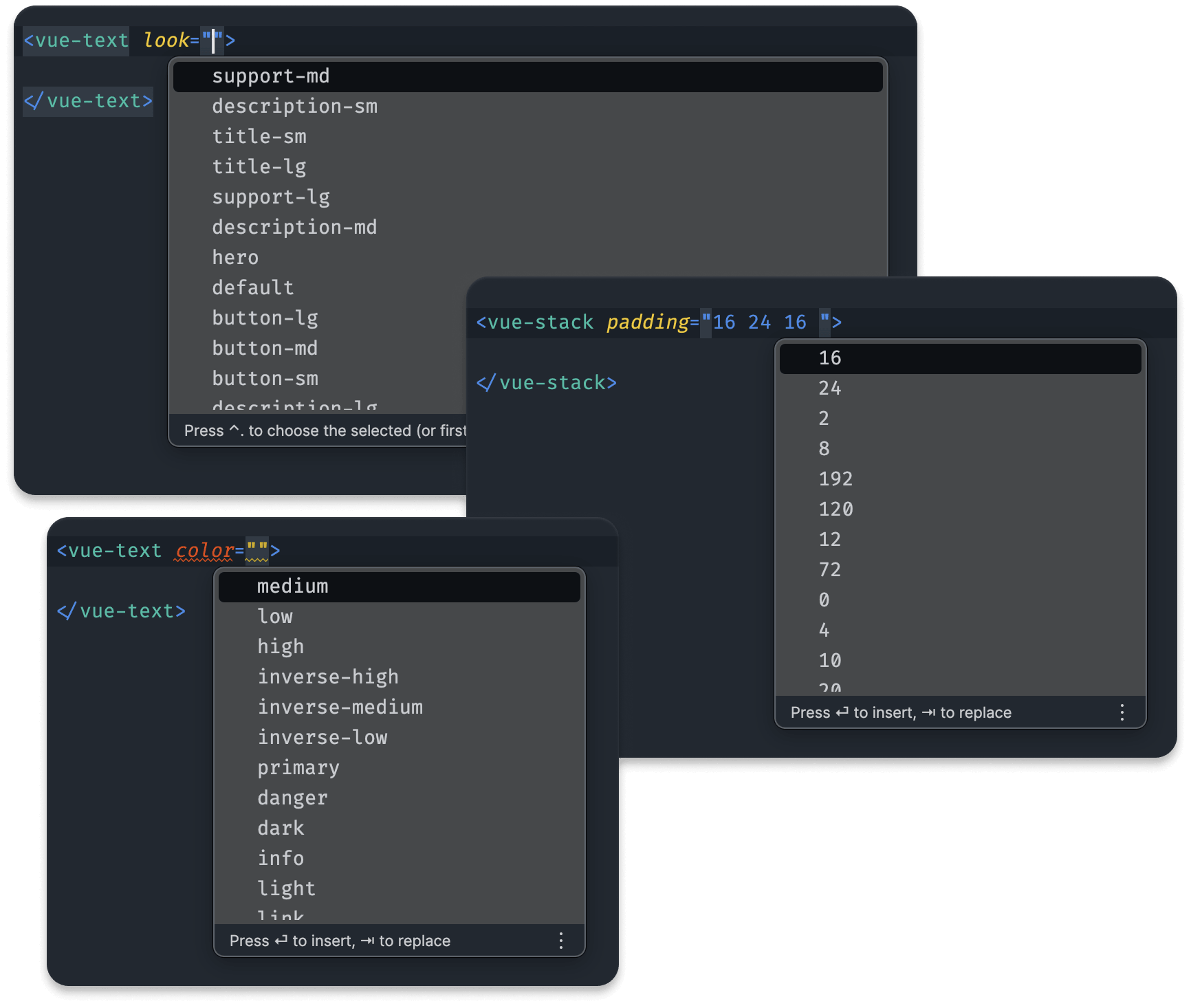 type-safety component properties